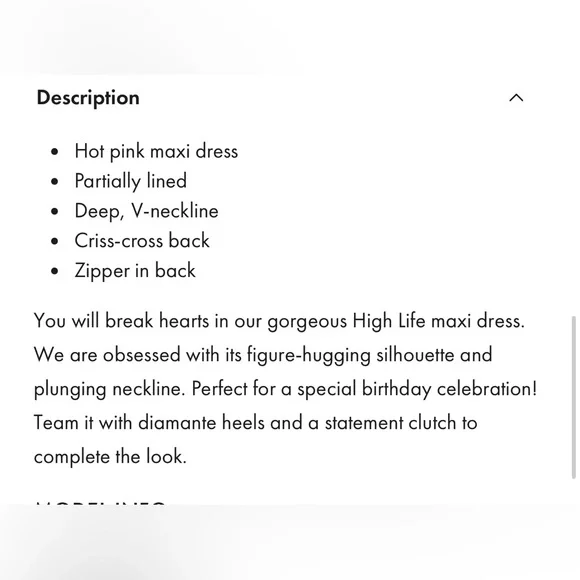 SELFIE LESLIE NWT HIGH LIFE PLUNGING NECKLINE MAXI DRESS - Picture 7 of 8